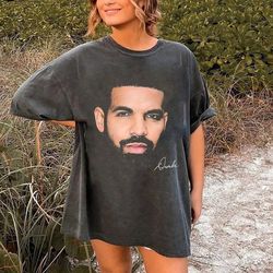 vintage drake t-shirt, drake take care shirt, vintage 90s bootleg shirt