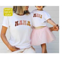 mama and mini shirts, mama mini sweatshirt, mama and me shirt, mama shirt, mini shirt, mama mini matching shirt, mother'