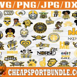 bundle 43 files northern kentucky norse team svg, northern kentucky norse svg, ncaa teams svg, ncaa svg, png, dxf, eps