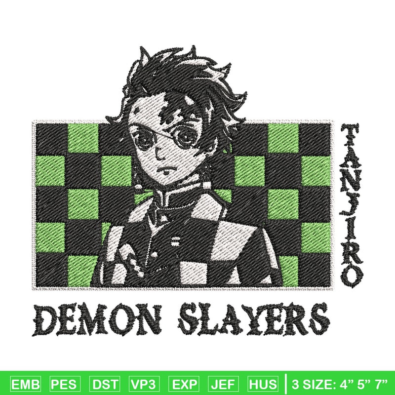 Tanjiro man embroidery design, Tanjiro embroidery, Embroidery shirt, Embroidery file, Anime design, Digital download.jpg