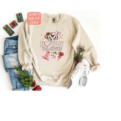 disney howdy valentine sweatshirt, western valentin's day, howdy hoodie, western valentines day gift, retro valentines s