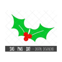 christmas holly svg, christmas holly clip art, holly berries svg, christmas clip art, christmas holly leaves, cricut sil