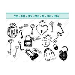 lock svg,key svg, vintage key svg,heart lock key svg,key lock svg,files for cricut,door key svg,antique key svg,love svg