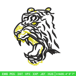 Tiger face embroidery design, Tiger embroidery, Emb design, Embroidery shirt, Embroidery file, Digital download