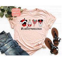 christmas goals shirt, christmas party shirt, disneyland t-shirt, magic kingdom, holiday shirt, disney snack goals, disn