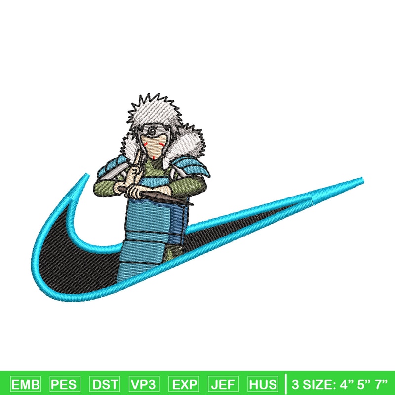 Tobirama nike embroidery design, Naruto embroidery, Nike design, Embroidery shirt, Embroidery file, Digital download.jpg