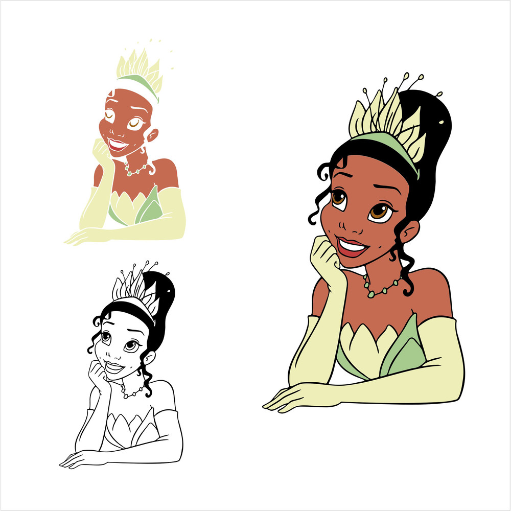 Tiana Princess Disney svg png 2.jpg