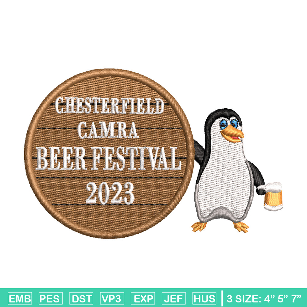 Pebguin logo embroidery design, Pebguin embroidery, logo design, animal design, Embroidery shirt, Instant download.jpg