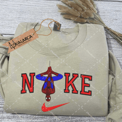 nike spiderman embroidered sweatshirt - embroidered sweatshirt/ hoodies, embroidery file, embroidery pattern