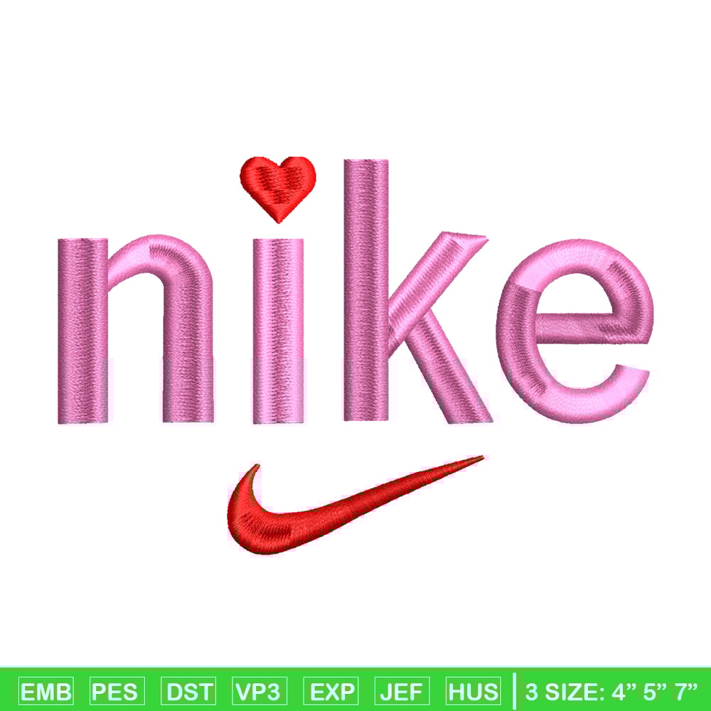 Pink Nike embroidery design, Pink Nike embroidery, Nike design, Embroidery shirt, logo shirt, Digital download..jpg