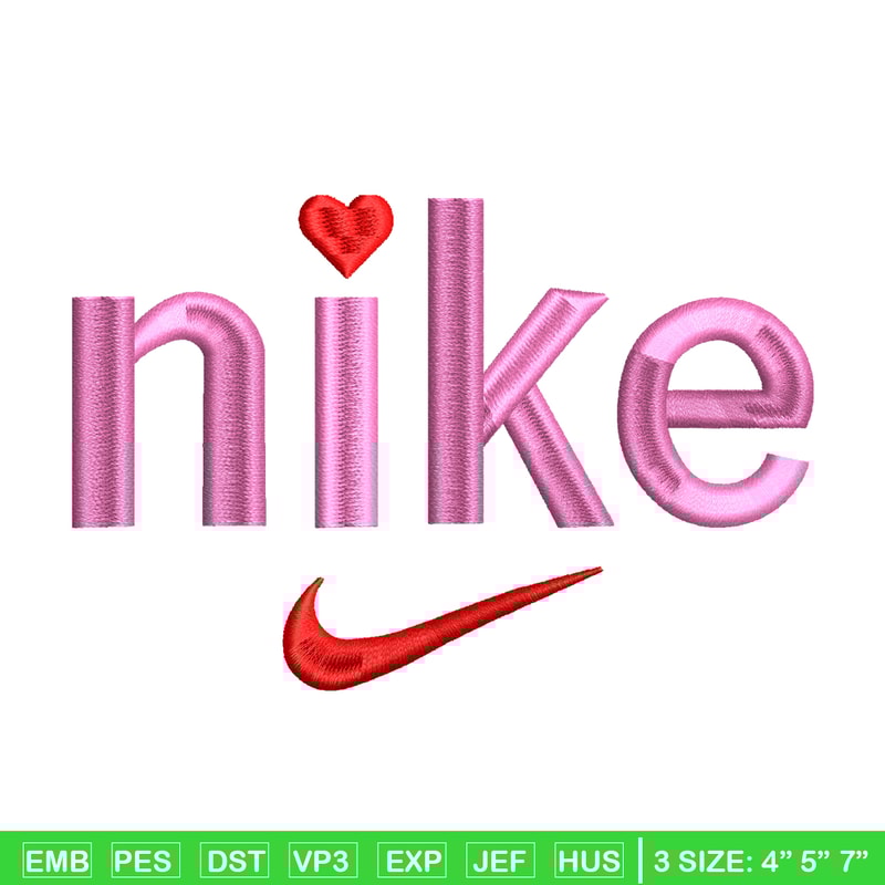 Pink Nike embroidery design, Pink Nike embroidery, Nike design, Embroidery shirt, logo shirt, Digital download..jpg