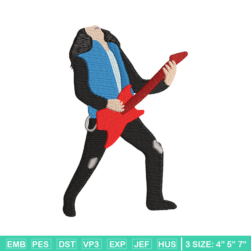 Player guitar embroidery design, Player guitar embroidery, logo design, Embroidery shirt, logo shirt, Instant download.jpg