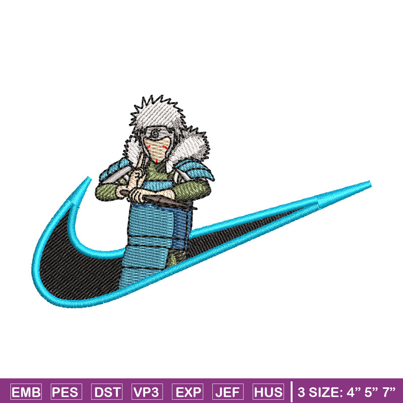 Tobirama nike embroidery design, Naruto embroidery, Nike design, Embroidery shirt, Embroidery file, Digital download.jpg