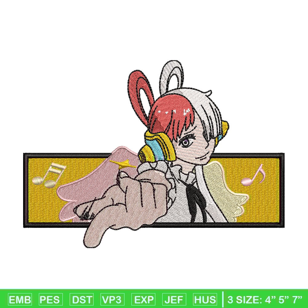 Uta box embroidery design, One piece embroidery, Anime design, Embroidery shirt, Embroidery file, Digital download.jpg