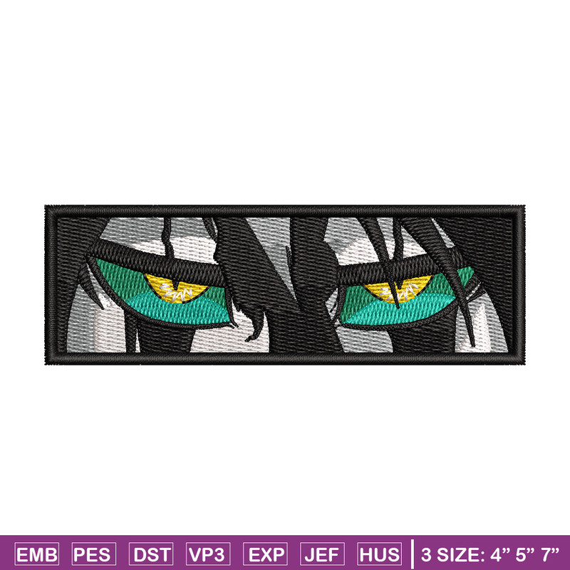 Ulquiorra Eyes embroidery design, Bleach embroidery, Anime design, Embroidery file, Embroidery shirt, Digital download.jpg