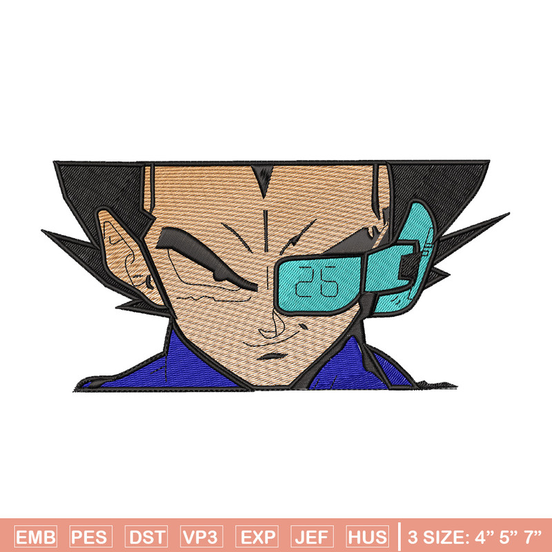 Vegeta eyes embroidery design, Dragonball embroidery, Anime design, Embroidery shirt, Embroidery file,Digital download.jpg