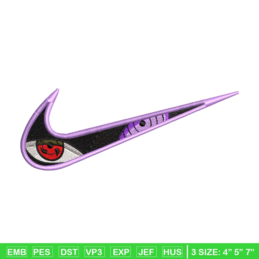 Sharingan Nike embroidery design, Naruto embroidery, Nike design, anime design, anime shirt, Digital download.jpg