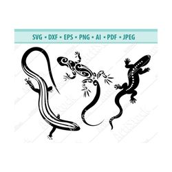 Lizard SVG Bundle, Lizard SVG, Lizard Clipart, Lizard Cut Files For Silhouette, Files for Cricut, Lizard Vector, Svg, Dx