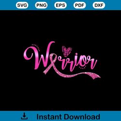 warrior pink ribbon breast cancer awareness png download