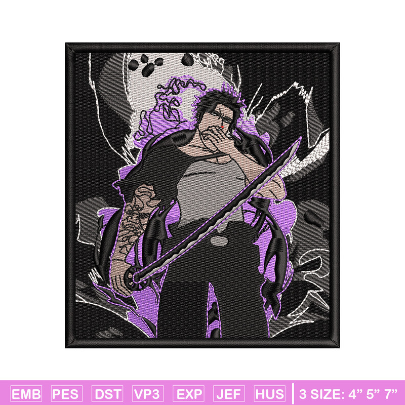 Yami box embroidery design, Black clover embroidery, Anime design, Embroidery shirt, Embroidery file, Digital download.jpg