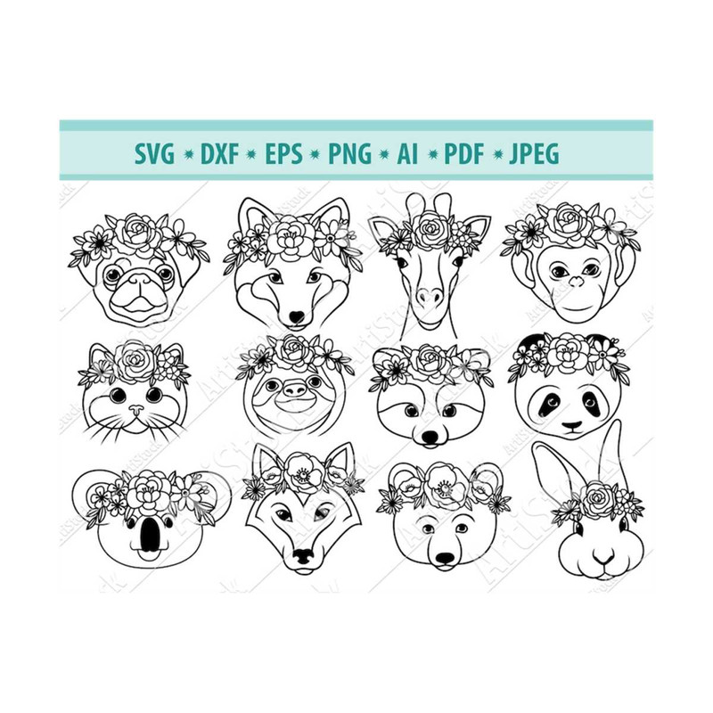 MR-1210202319560-animals-in-flower-headband-svg-cute-wild-animals-svg-flower-image-1.jpg