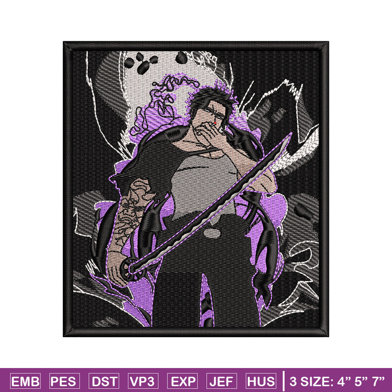 Yami box embroidery design, Black clover embroidery, Anime design, Embroidery shirt, Embroidery file, Digital download.jpg