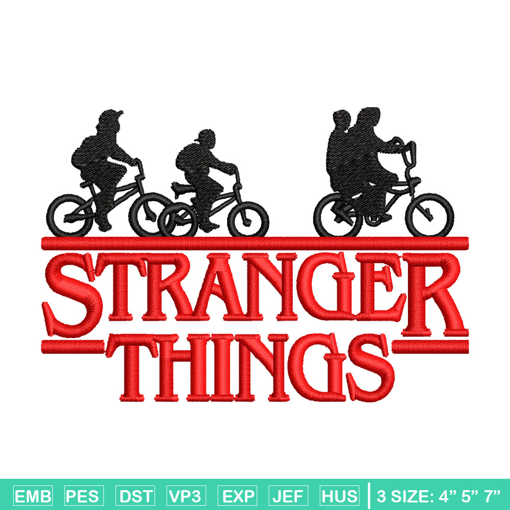 Stranger Things logo embroidery design, logo embroidery, logo design, logo shirt, Embroidery shirt, Instant download.jpg