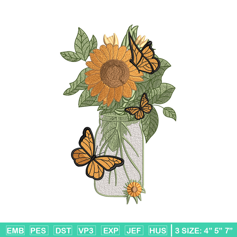 Sunflowers embroidery design, Sunflowers embroidery, flowers design, logo design, logo shirt, Digital download.jpg