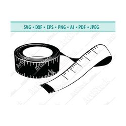Tape Measure Svg, Measuring Tape, Sewing, Tailor Svg, Ruler, Weight Loss Svg, Clipart, Files for Cricut Cut Files For Si