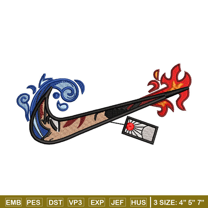 Tanjiro nike embroidery design, Kimetsu no Yaiba embroidery, nike design, anime shirt, digital download.jpg
