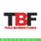 TBF logo embroidery design, TBF logo embroidery, logo design, logo shirt, Embroidery shirt, Instant download.jpg