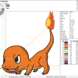 anime cartoon embroidery designs files, machine embroidery designs, anime instant download, digital download