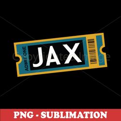 Sublimation Digital Download - JAX Ticket Design - Instantly Elevate Your Sublimation Projects