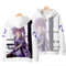 Keqing Genshin Impact All Over Print 3D Hoodie Zip Hoodie, Keqing Genshin Impact Hoodie 3D Zip Hoodie Fleece Hoodie