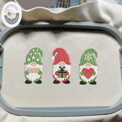 christmas tree embroidery machine design, cute christmas gnome embroidery design, merry christmas embroidery design