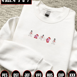 kirby x christmas snowman embroidery, christmas embroidery designs, christmas 2022 embroidery files, xmas embroidery designs