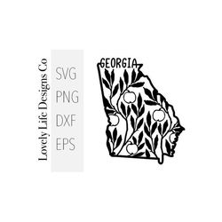 georgia outline svg. georgia peaches svg. georgia vector file. georgia digital file. georgia state png. ga cut file. dxf