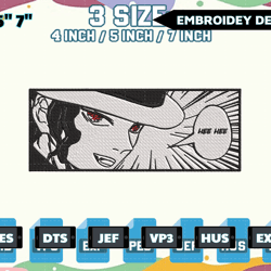 demon slayer embroidery, anime embroidery designs, inspired anime embroidery, instant download, demon anime embroidery designs