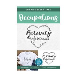 activity professionals svg, activity director svg, director svg, director appreciation svg, professional, day week, hear