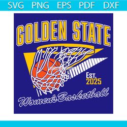 golden state womens basketball svg cutting digital file