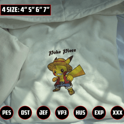 Pirate Anime Embroidery, Pirate Crew Embroidery, Design For Anime Fan, Instant Download, Anime Embroidery Designs