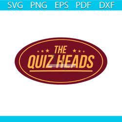 sex education the quiz heads svg cutting digital file