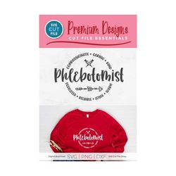 phlebotomist svg, phlebotomy svg, bloodwork svg, medical technologist, day month week, lab technician svg, round circle,
