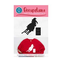 barrel racer svg, barrel racing svg, cowgirl rodeo clipart, cricut, girl horse svg, woman silhouette, western female, cl