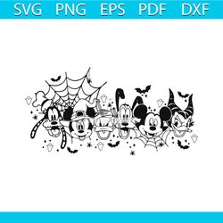 funny mickey mouse and friends svg graphic design file