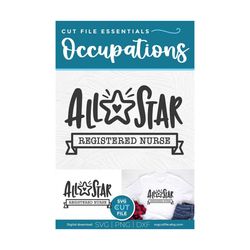 rn svg, registered nurse svg, nursing svg, nurse appreciation svg, nurse svg, all star rn svg, best nurse svg, healthcar