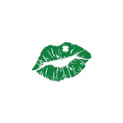 irish clover lips png, st patrick's day lips png, green lips sublimation, clovers png, shamrock lips png, lucky shamrock
