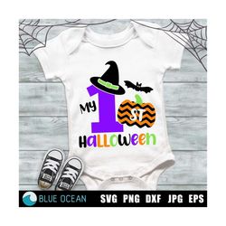 My first halloween SVG, My 1st halloween SVG, Baby Halloween SVG, Pumpkin svg