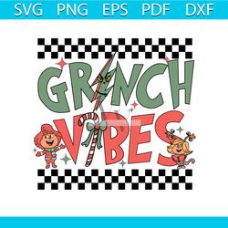 retro cute christmas grinch vibes svg cutting digital file