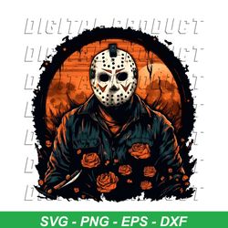 jason vorhees mask horror character png sublimation file